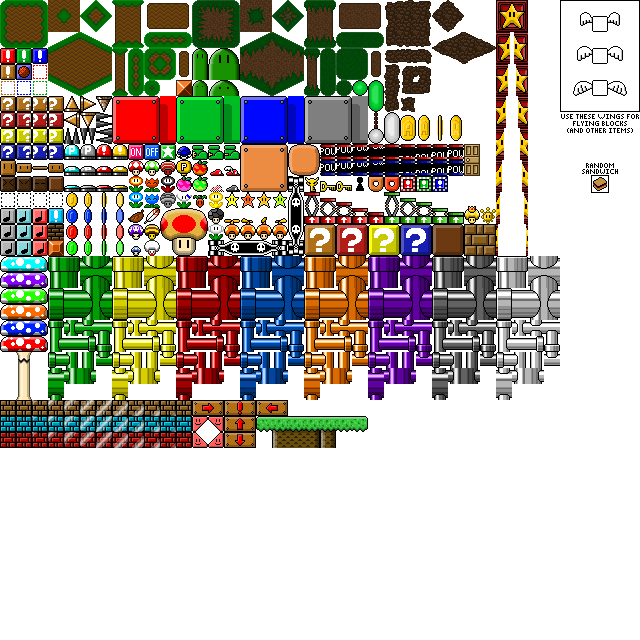 Custom Mario Tileset (WIP) by adscomics on DeviantArt