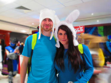 Finn and Fiona Cosplayers