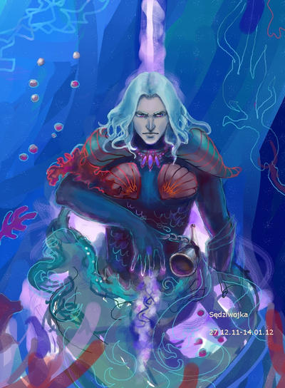 Ainulindale - Ulmo by Maureval on DeviantArt