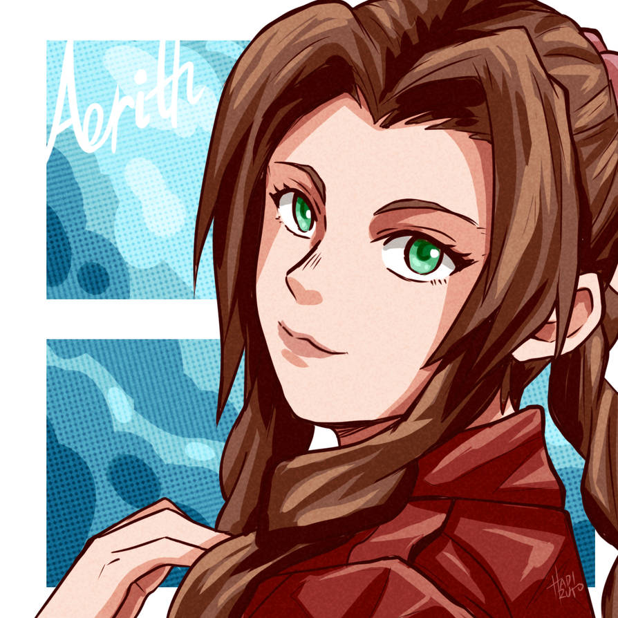 Aerith by Hadirutopia on DeviantArt