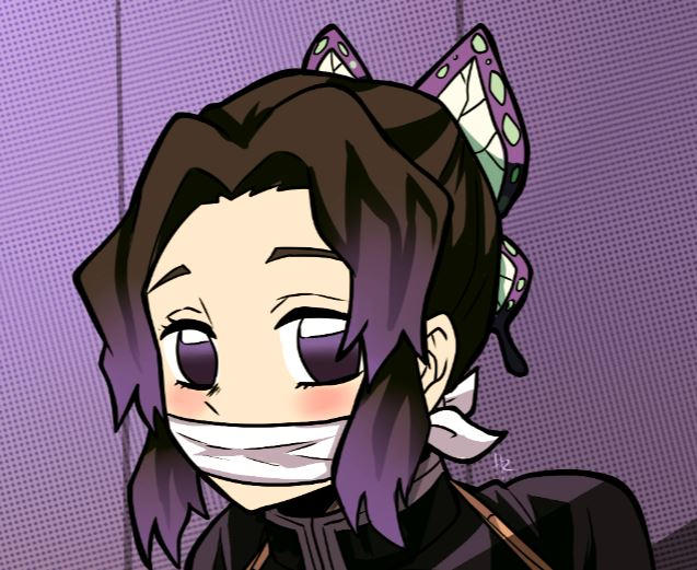 Shinobu tied up Full image on Patreon by Hadirutopia on DeviantArt