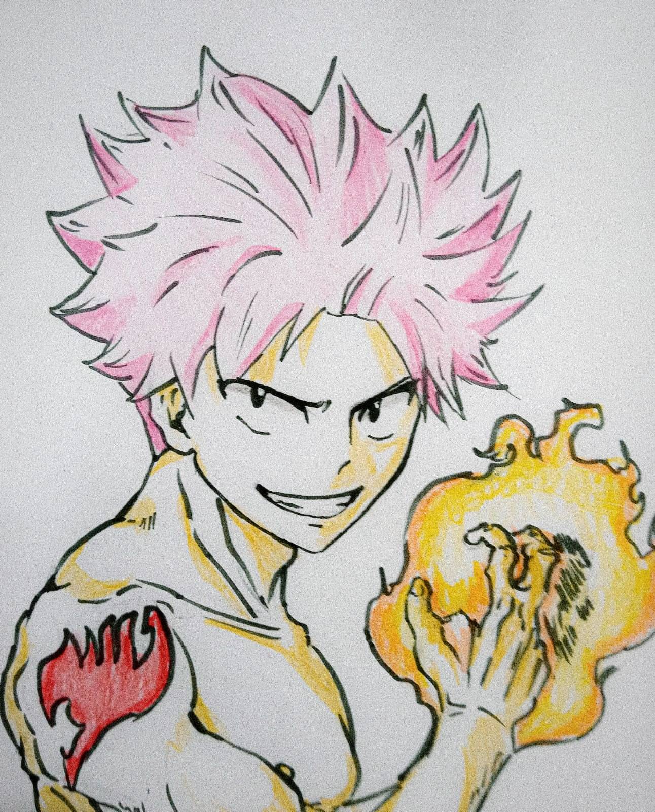 Natsu Dragneel - Fairy Tail, by ZXY8 by zxy8 on DeviantArt