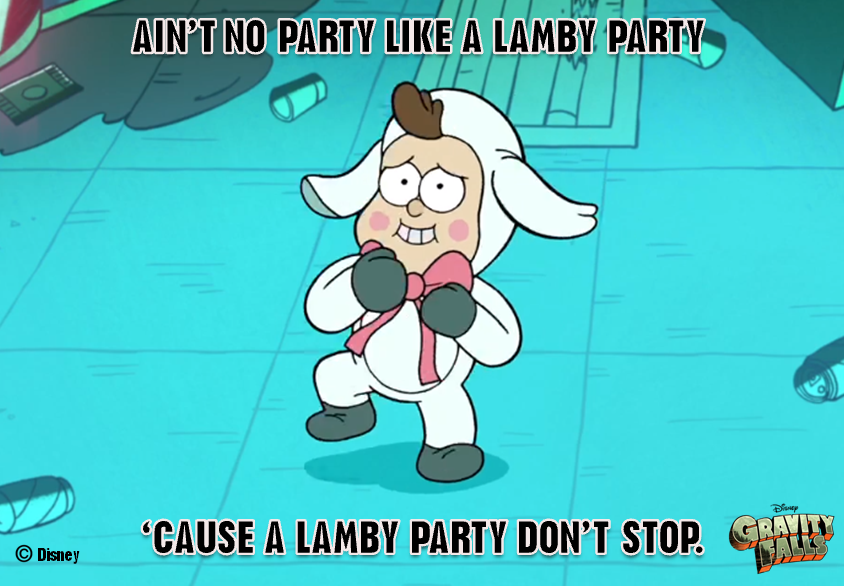 AINT NO PARTY LIKE A LAMBY PARTY!