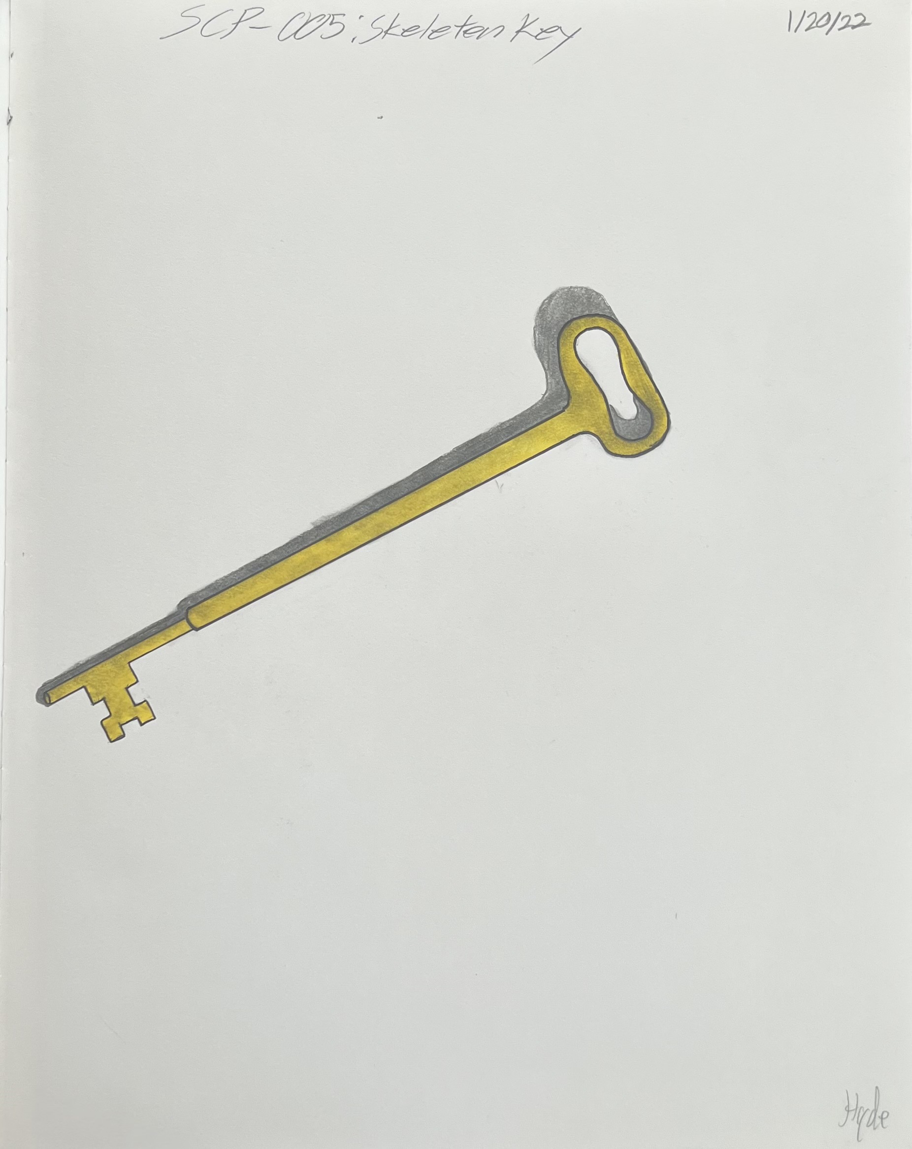 SCP-005 Skeleton Key by Hydefoxartist on DeviantArt