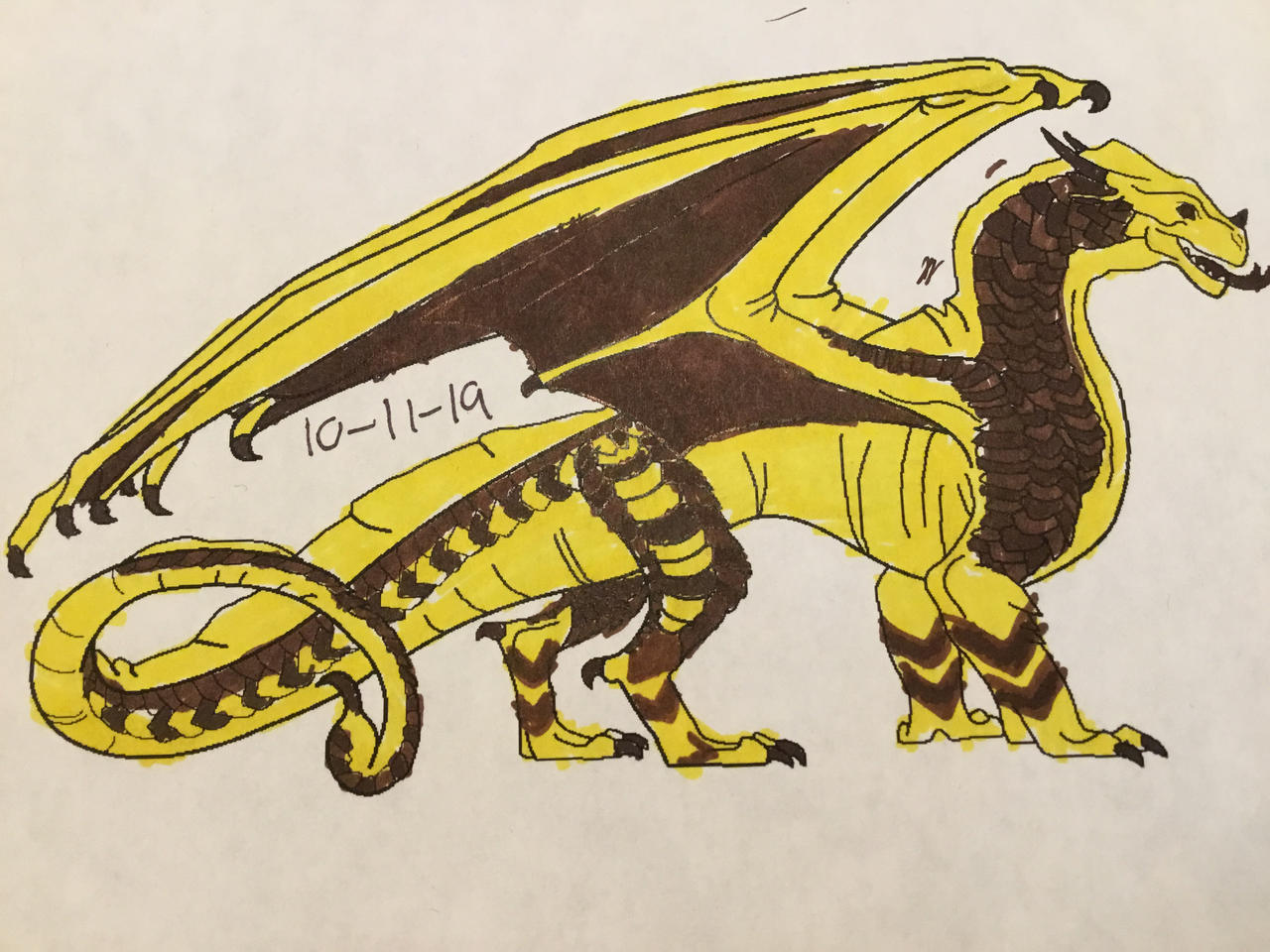 Sandwing Patterns WINGS OF FIRE SANDWING by MOONWATCHER404 on DeviantArt