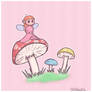 Fairy On Toadstools