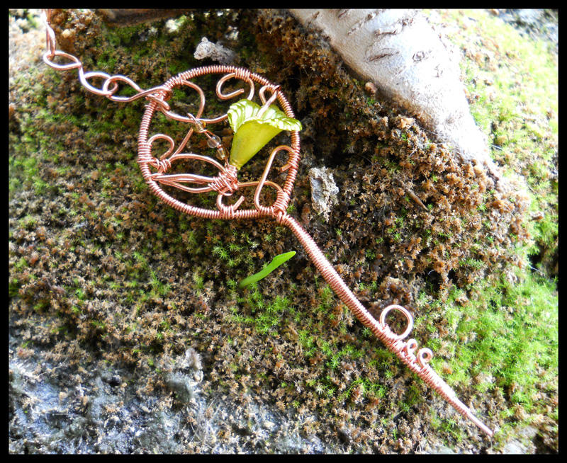 Elven Key Pendant by AspenOfOcean on DeviantArt