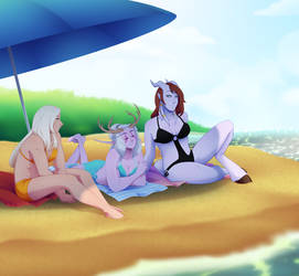 Comm: Beach gals