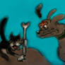Cat and Dog 8 - digital coloring