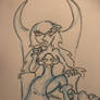The Dark Maiden 12 inked