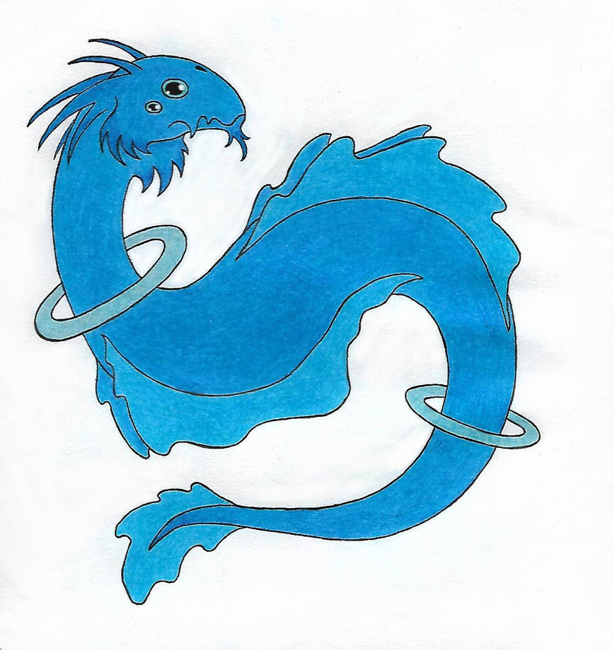 Neptune Dragon by SonBatArt on DeviantArt