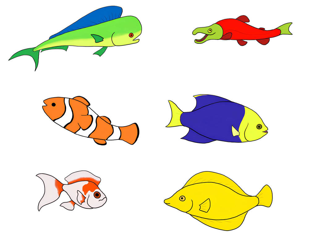 Random fish by SonBatArt on DeviantArt