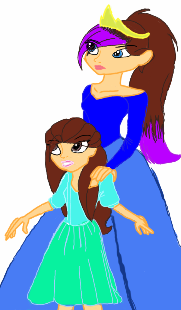 Erica and Princess Isa (digital) by Charlotte890 on DeviantArt