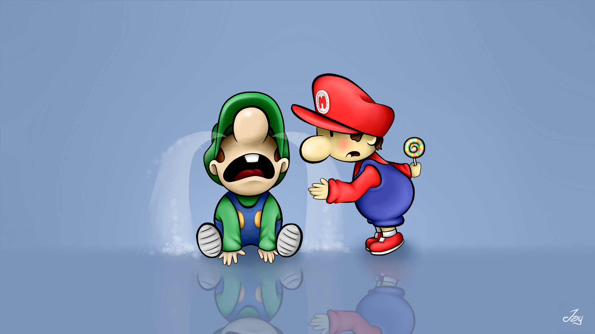 Li'l Mario and Luigi: You can have it after dinner