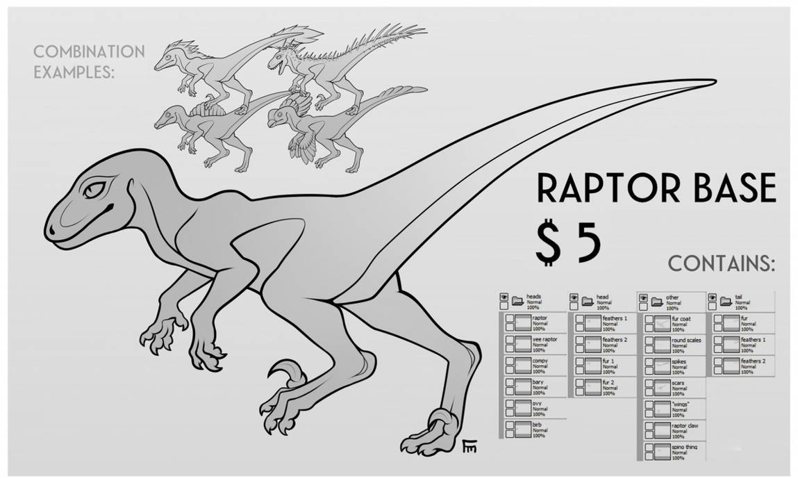 p2u raptor base by featheredmist on DeviantArt