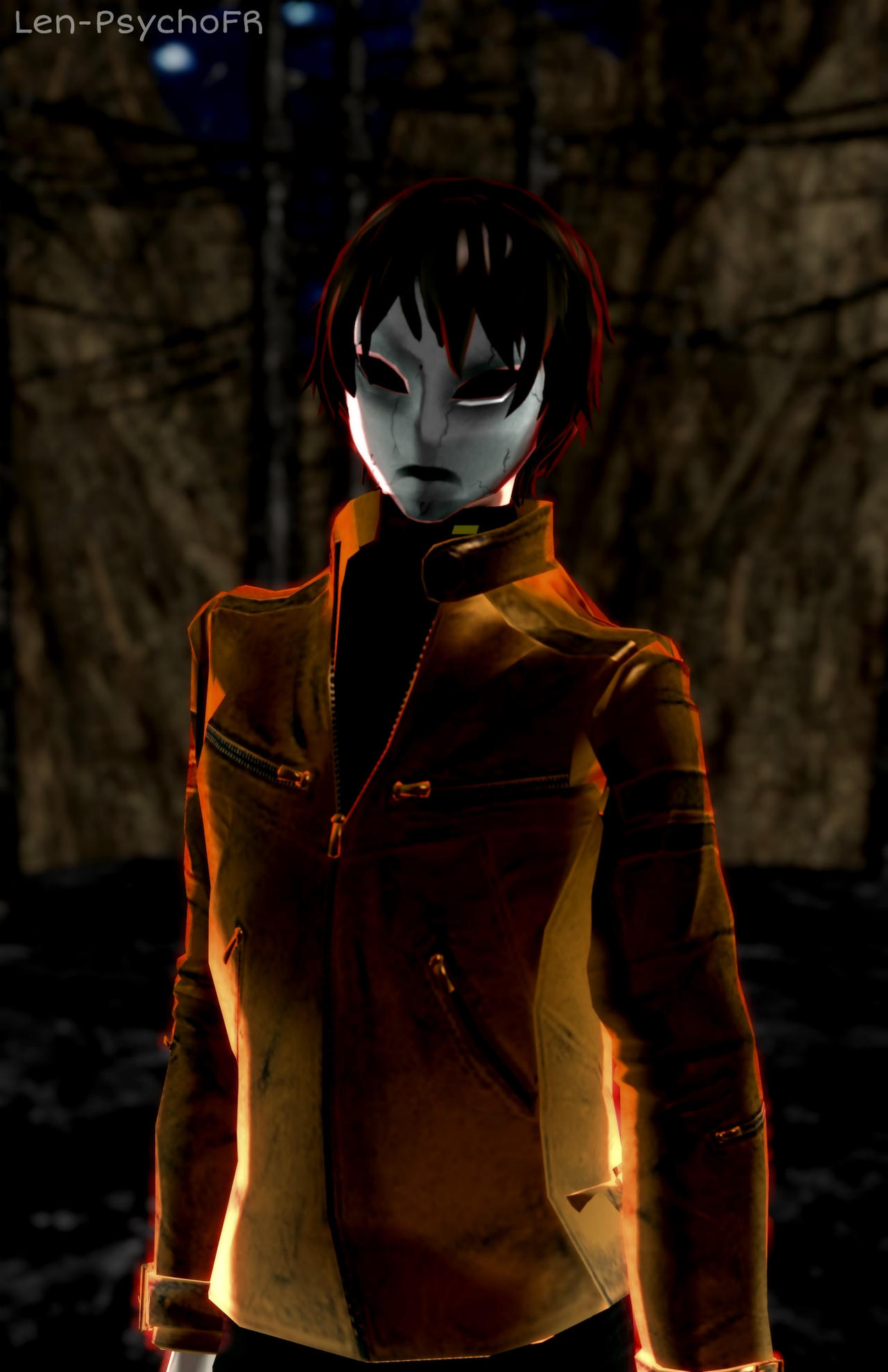 Masky Back View Masky | MMD (+ Pose download) by Len-PsychoFR on DeviantArt
