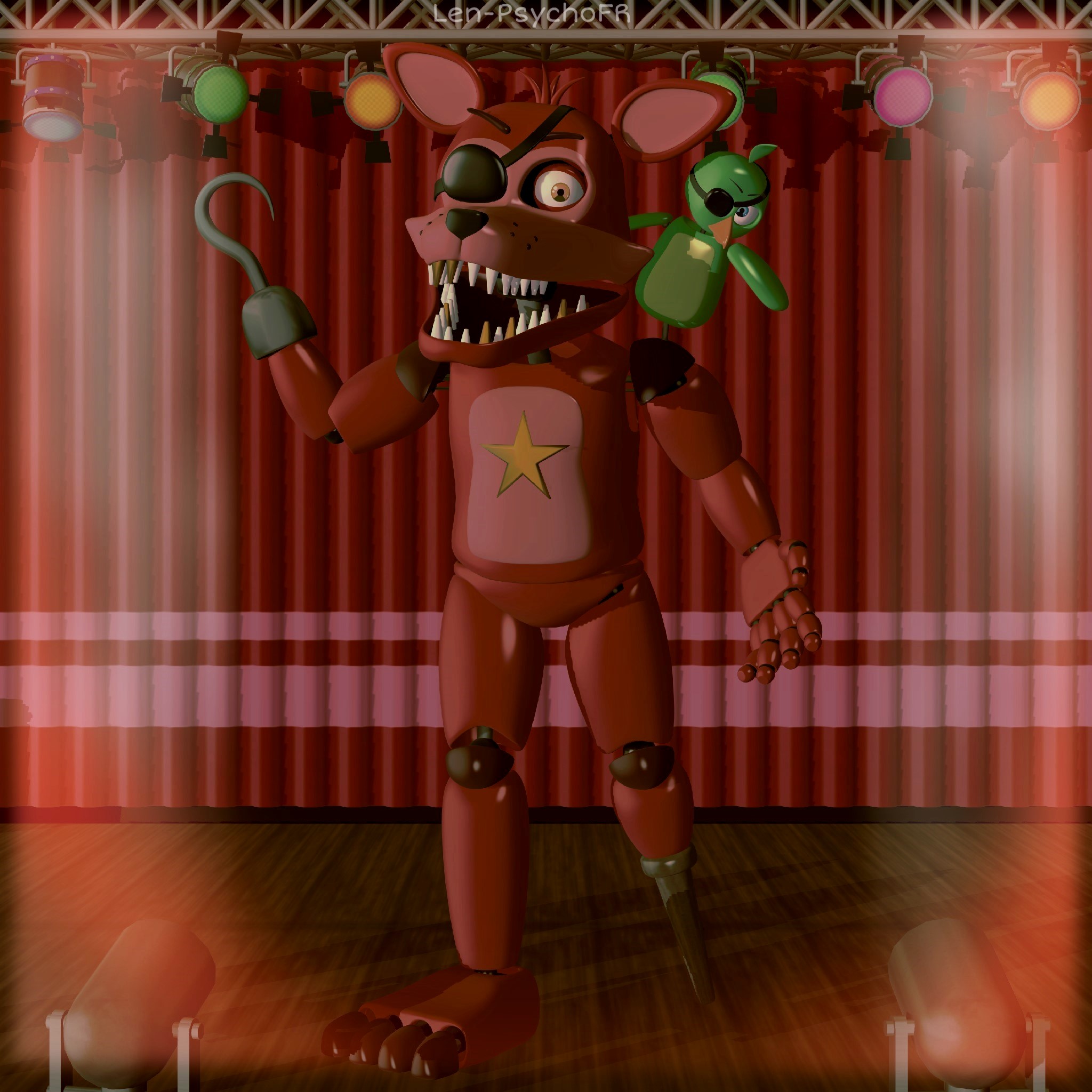 MMD- Withered Foxy by OscartheChinchilla on DeviantArt