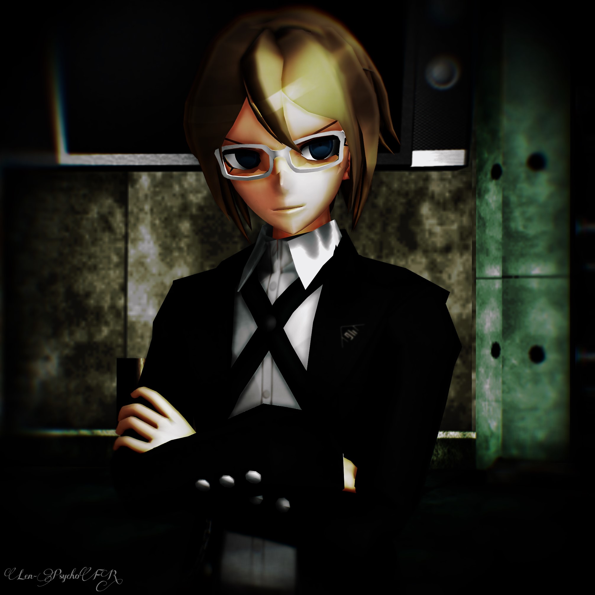 Byakuya Togami |MMD Icon by Len-PsychoFR on DeviantArt