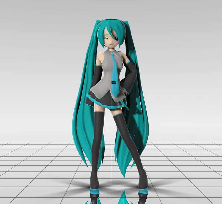 Animasa Hatsune Miku Project Diva Pose (Animasa version) by Len-PsychoFR on ...