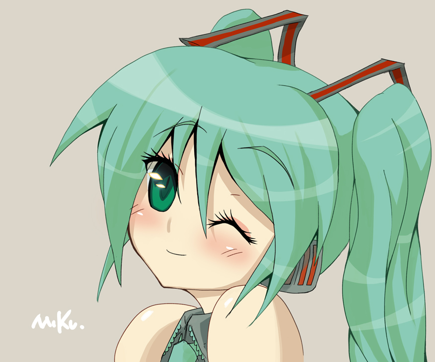 Miku smile