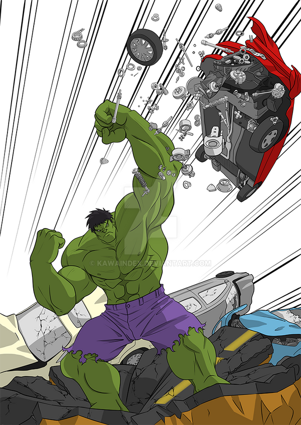 Hulk vs Car