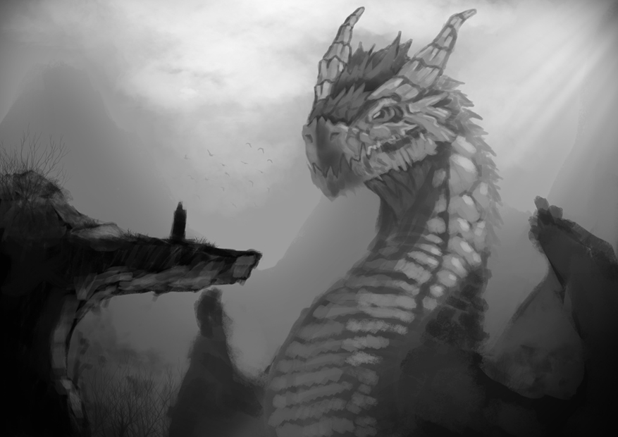 Meeting with dragon by KawaINDEX
