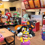 Wario dies after cutting in line in a restaurant