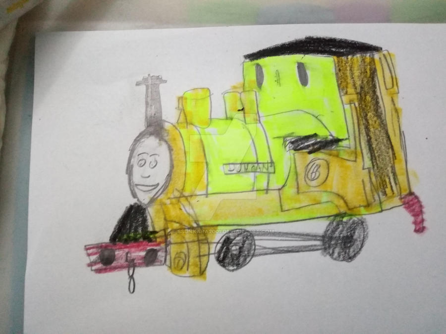 Duncan The Grumpy Scottish Engine Drawing by ssunkara2001 on DeviantArt