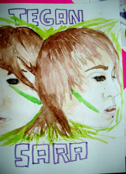 TEGAN AND SARA watercolor II