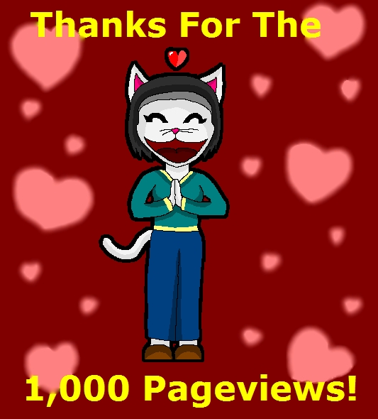 Thanks For The 1,000 Pageviews