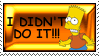 Bart Simpson Stamp