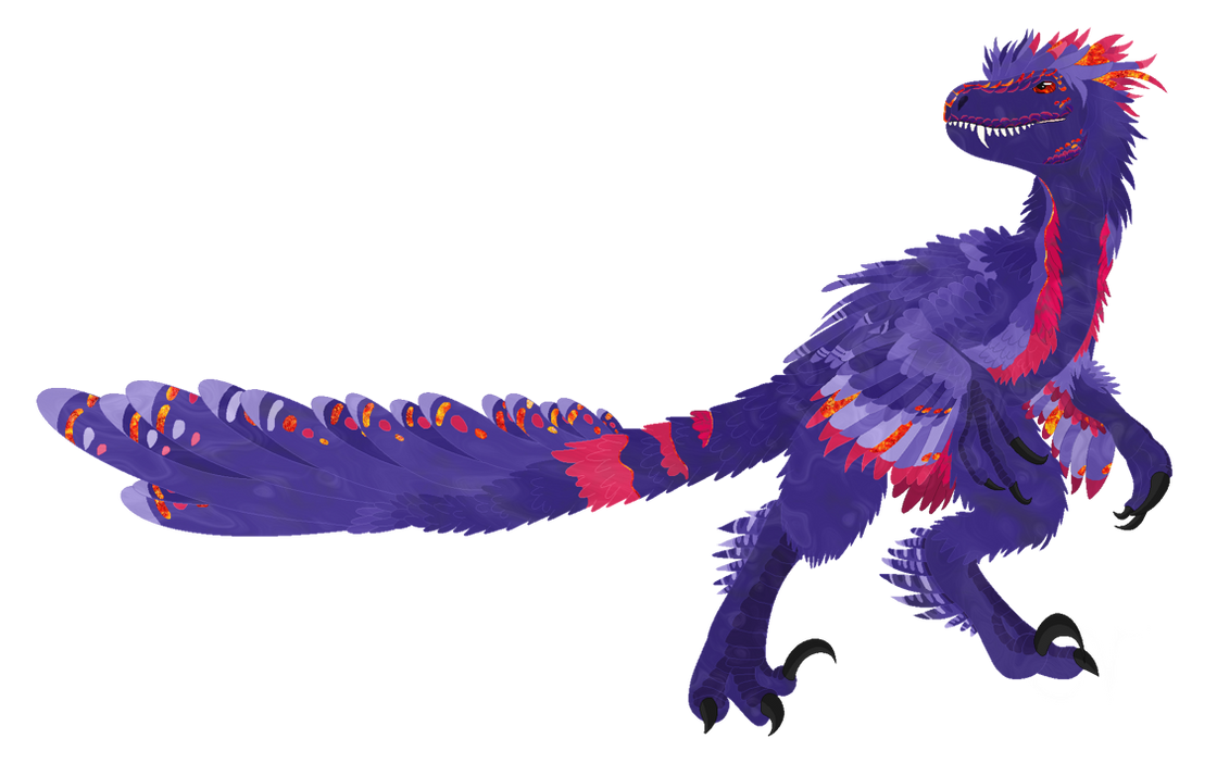 JP/JW Feathered Raptorsona OC : Laura. by CrimsonVampiress on DeviantArt