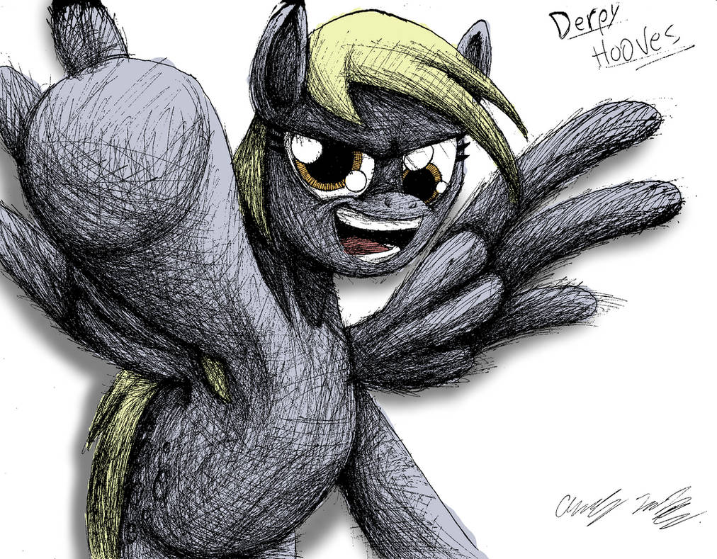 Derpy Hooves - Brohoof by Sniper-Bait
