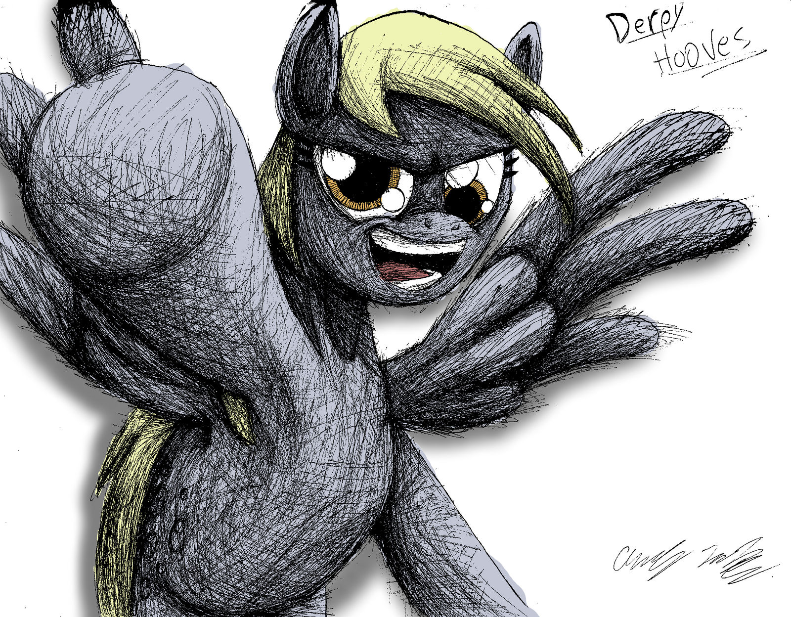 Derpy Hooves - Brohoof by Sniper-Bait