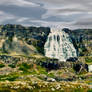 Icelandi waterfall Dynjandi