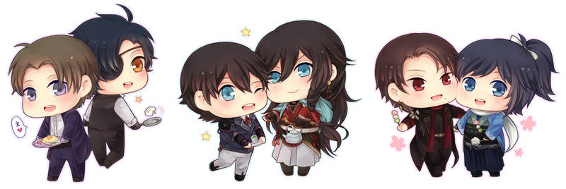 Tourabu: Chibi set