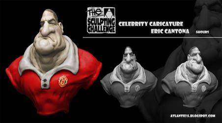 Cantona Caricature