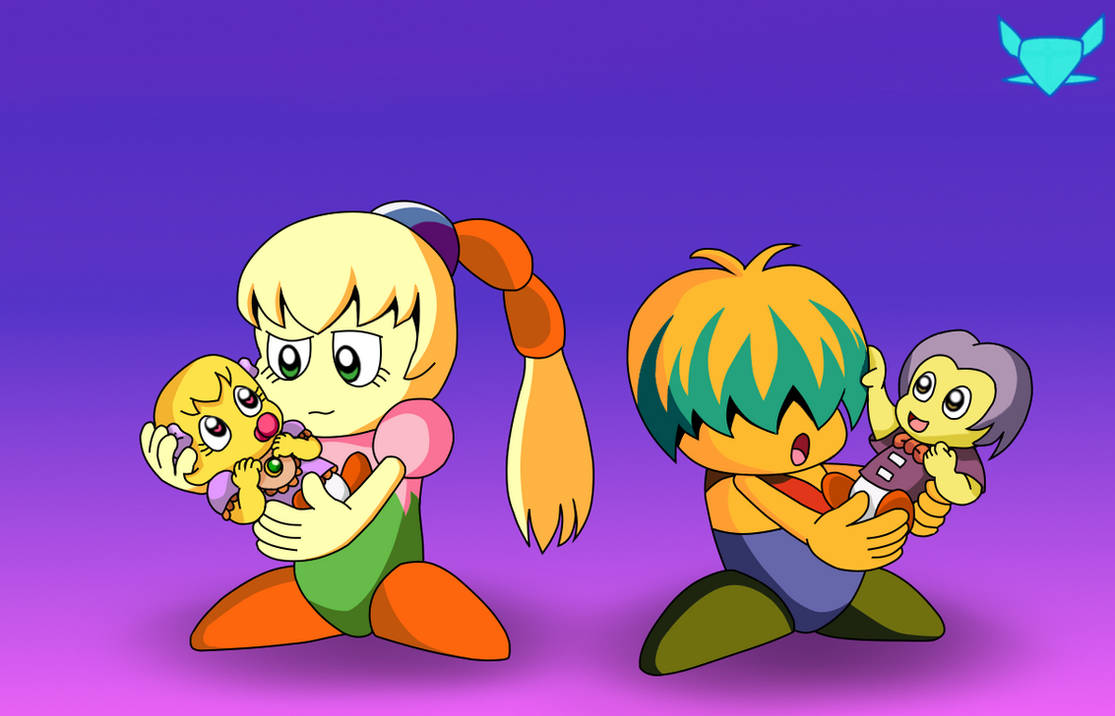 Tiff and Tuff with their Baby Parents commission by Bluesharky38 on ...