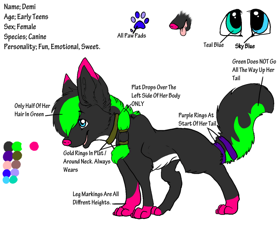 Demi Android Character :. Demi Character Reference .: by salty96 on DeviantArt