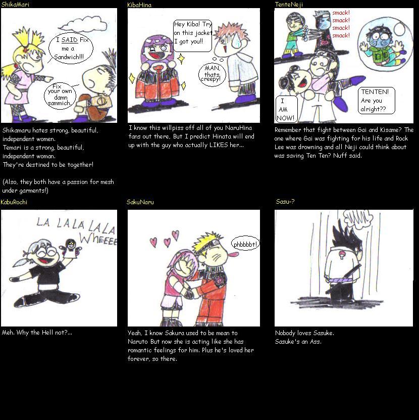 DarthBiscuits Naruto Pairings