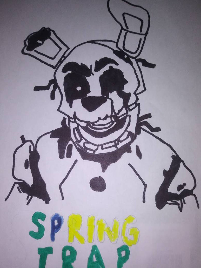 SpringTrap drawing by SpringTrap7yt on DeviantArt
