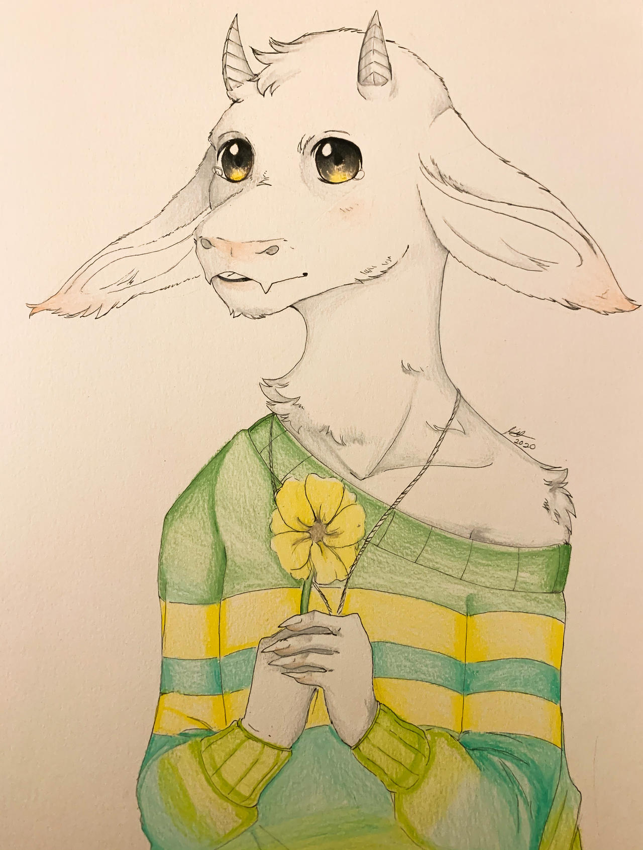 Asriel Portrait 01 by EverMoran on DeviantArt