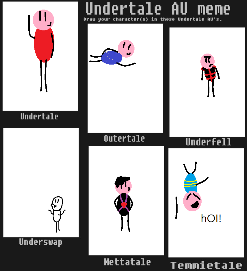 Undertale Au Meme By Austinzart On Deviantart