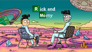 Rick an Morty Breaking Bad colored