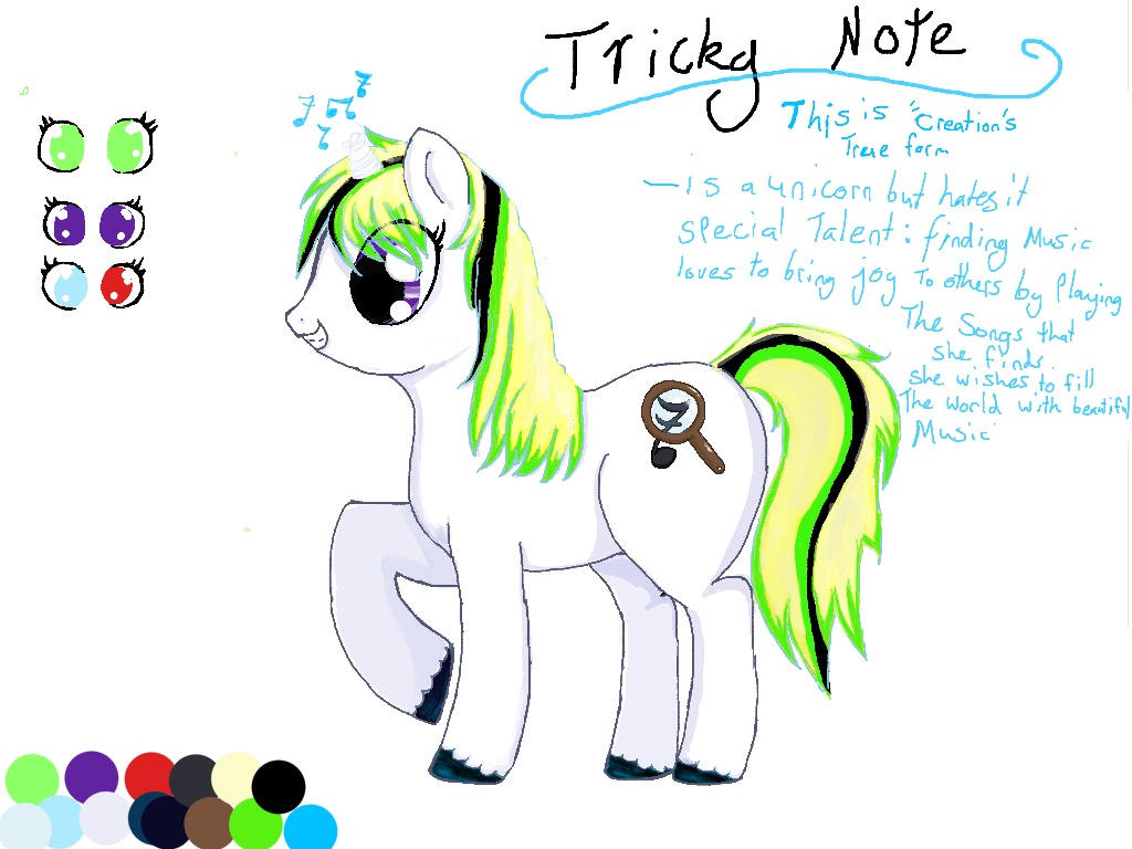 my oc tricky note by CinnamonToast-OwO on DeviantArt