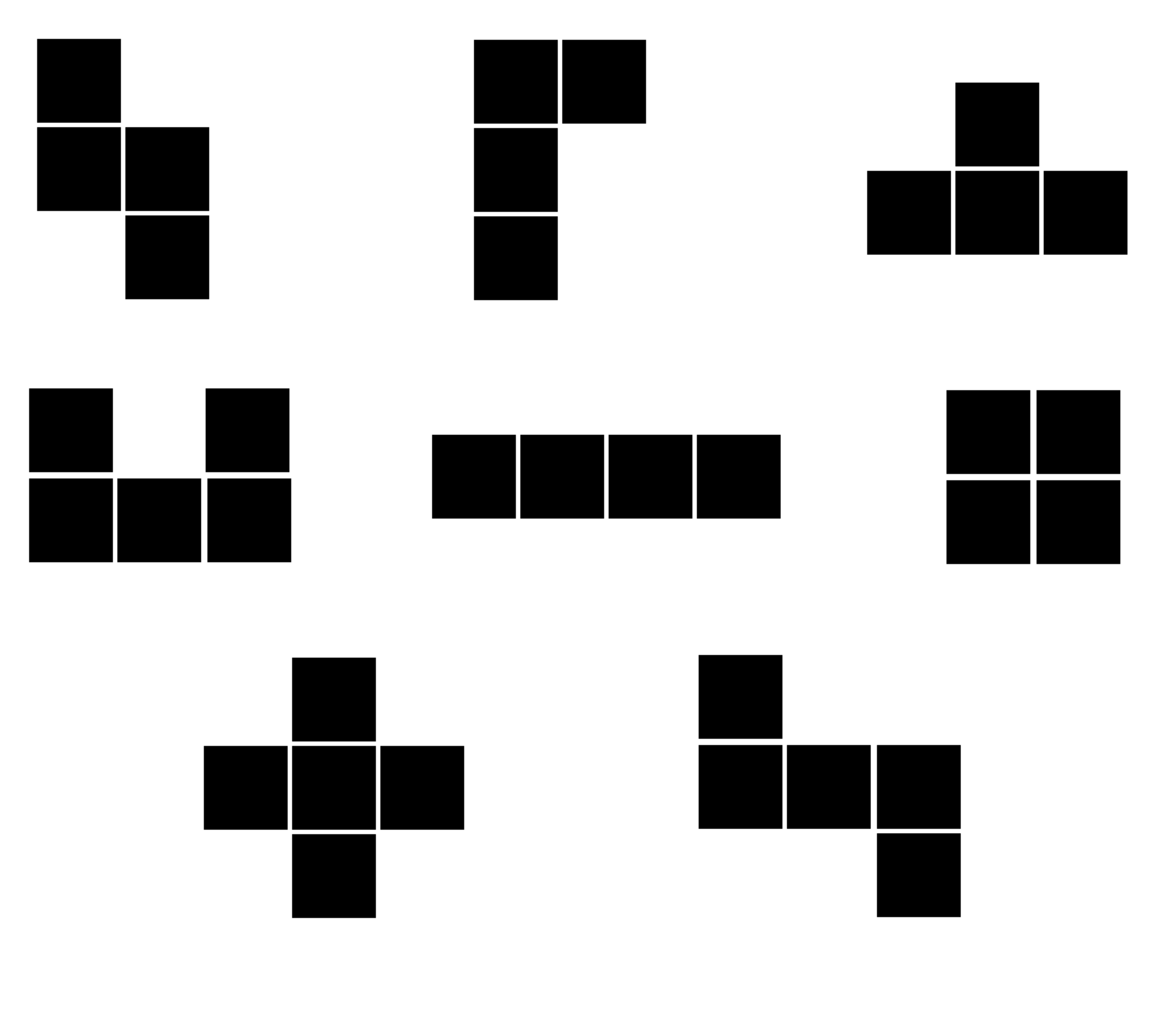 Tetris pieces discount