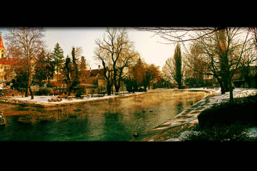 Lake Malom in the winter