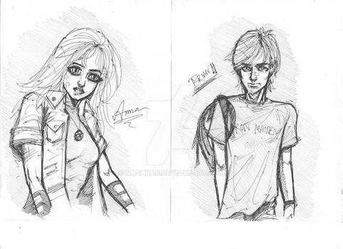 Anna and Brian...Concept Art 1