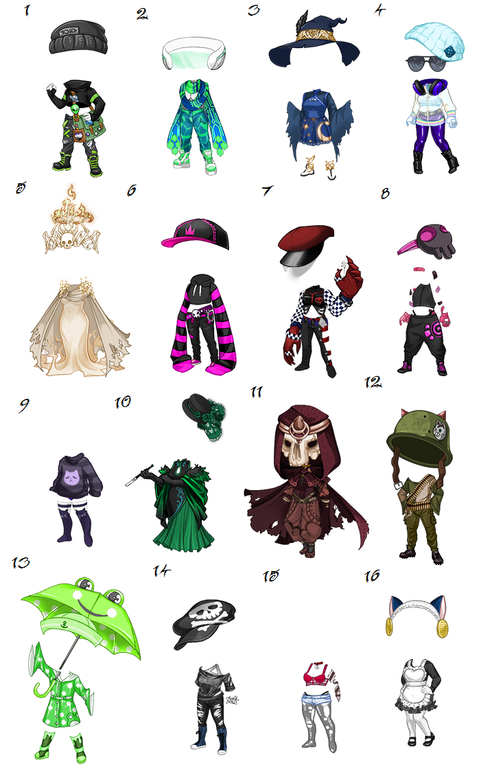 Ota Recolor.Me Outfit Adopts {OPEN} by faeryhond on DeviantArt