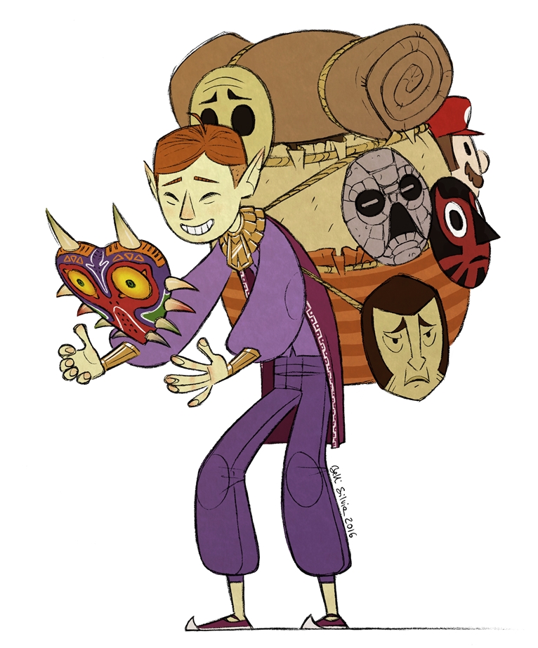 Happy Mask Salesman